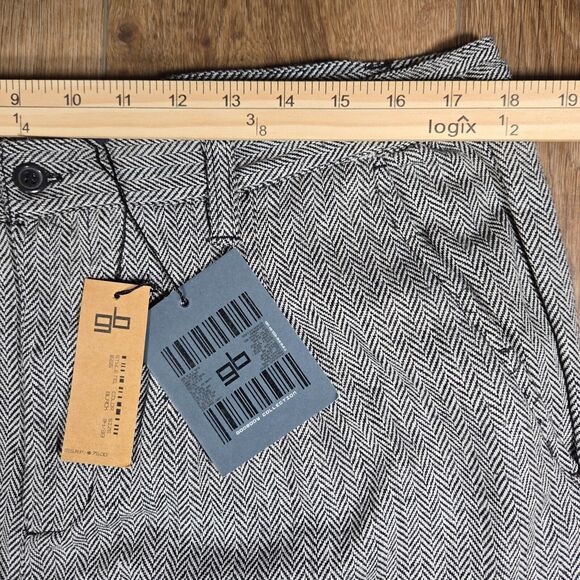 GODBODY Collection Men's 34x33 Pleated Wool Blend Dress Pants Classic Fit 36x31 - Picture 5 of 12